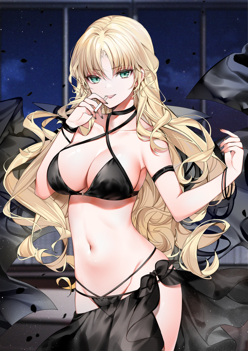 This is a pixiv picture whose title is ベルモット.