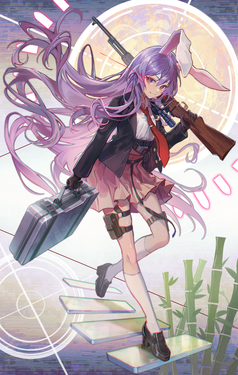 This is a pixiv picture whose title is 狙撃手.