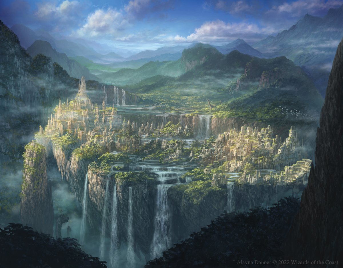 This is a pixiv picture whose title is Journey to the Lost City.