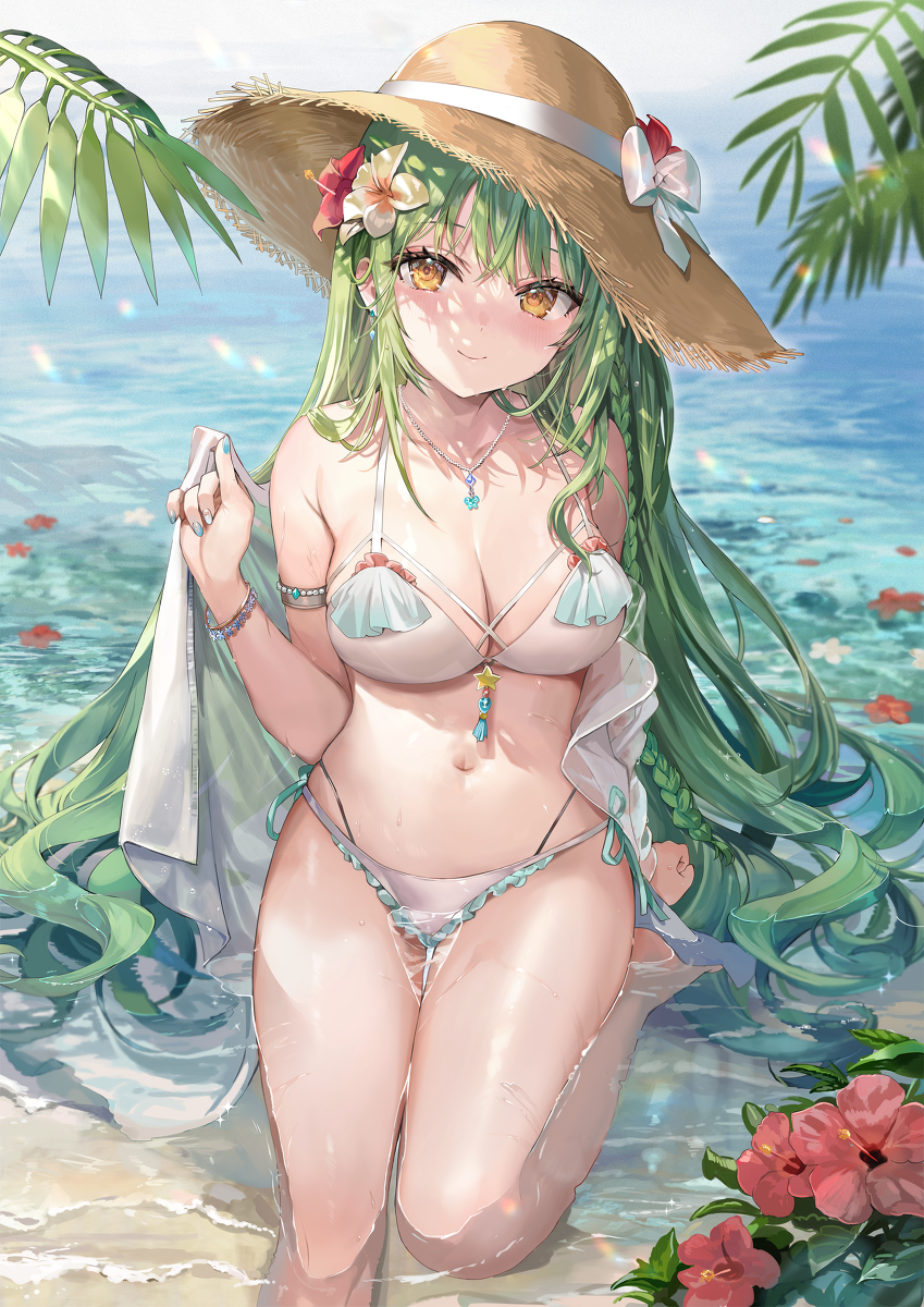 This is a pixiv picture whose title is 夏！.