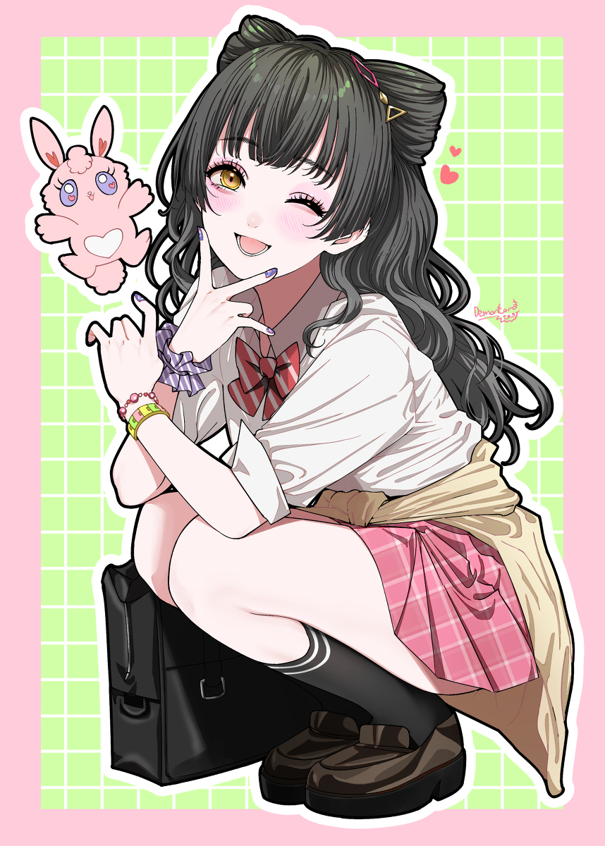 This is a pixiv picture whose title is ギャル.