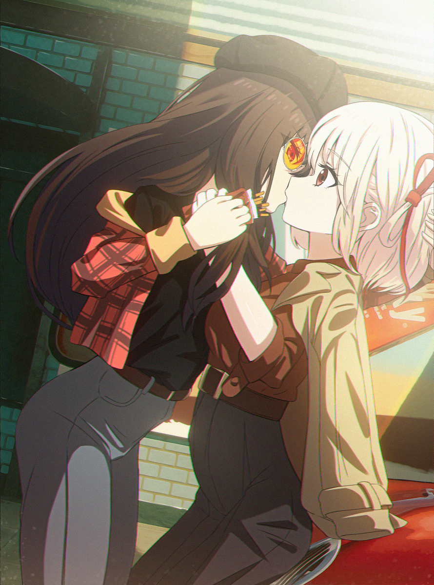 This is a pixiv picture whose title is ポッキーゲーム.