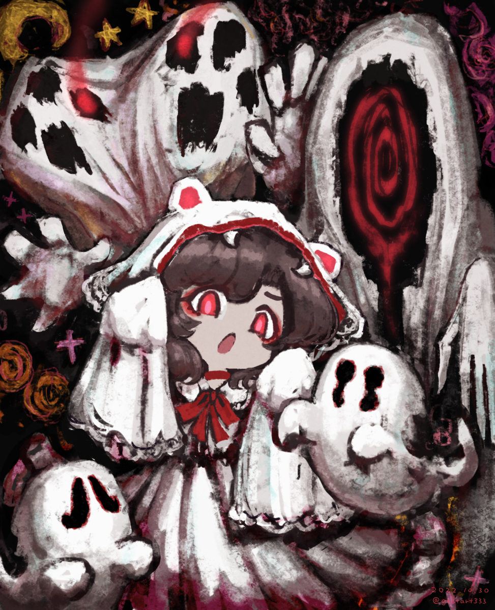 This is a pixiv picture whose title is 🎀👻🎃HAPPY HALLOWEEN🎃👻🎀.