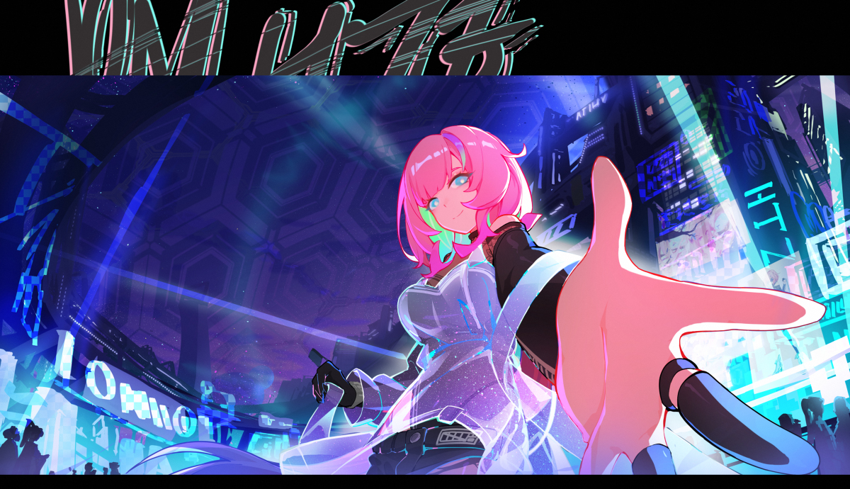 This is a pixiv picture whose title is 爱莉希雅  流星都市.