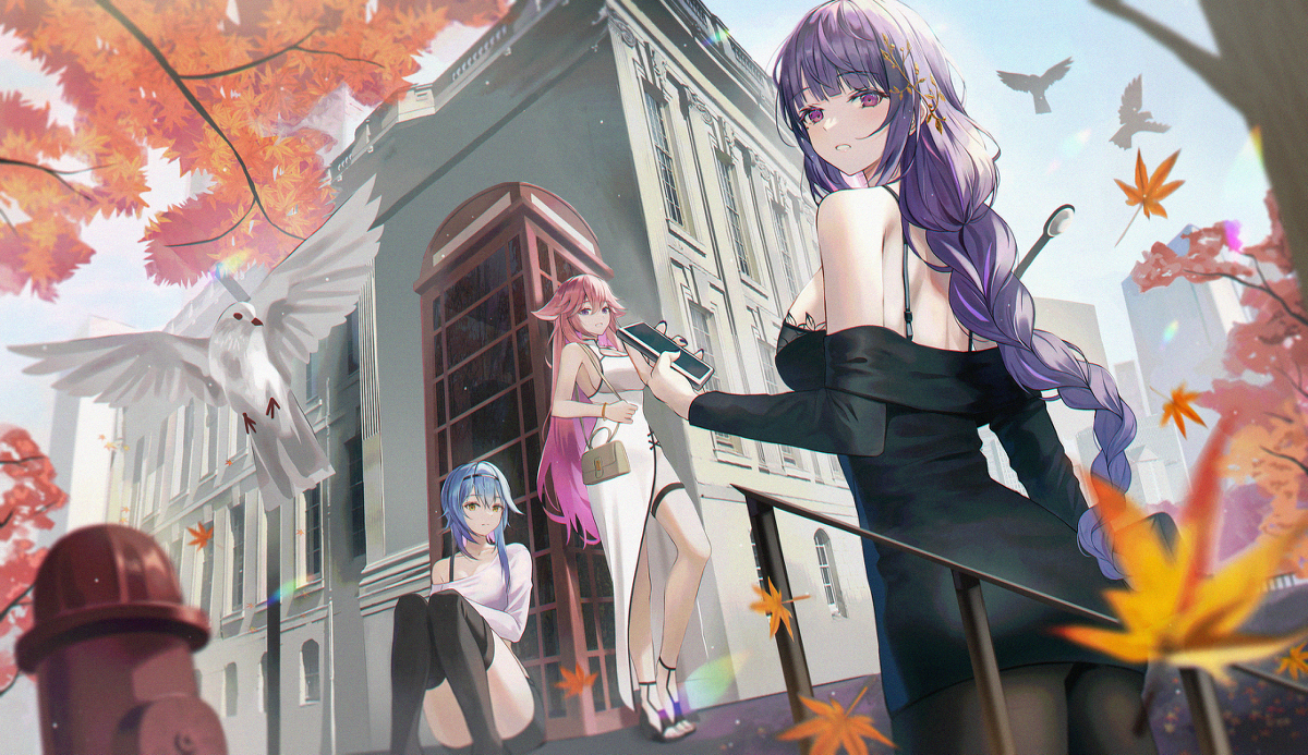 This is a pixiv picture whose title is 秋.