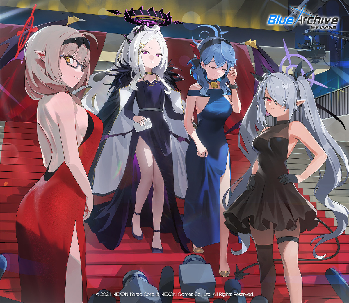 This is a pixiv picture whose title is Blue Archive 1st Anniversary.