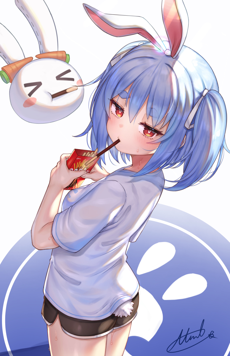 This is a pixiv picture whose title is なんだ、あなたも食べたいの？.