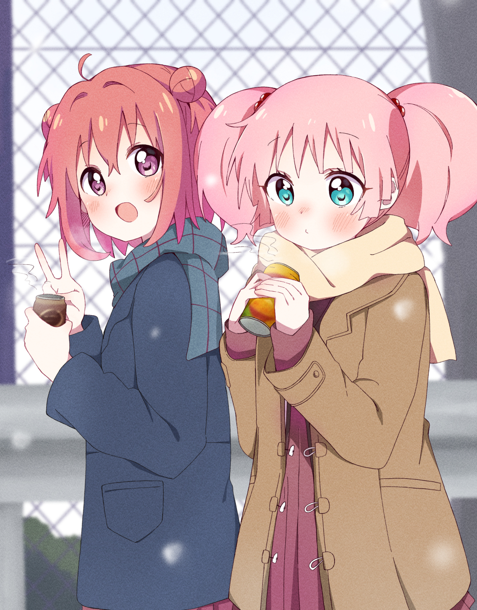 This is a pixiv picture whose title is ちなつちゃん生誕祝絵.