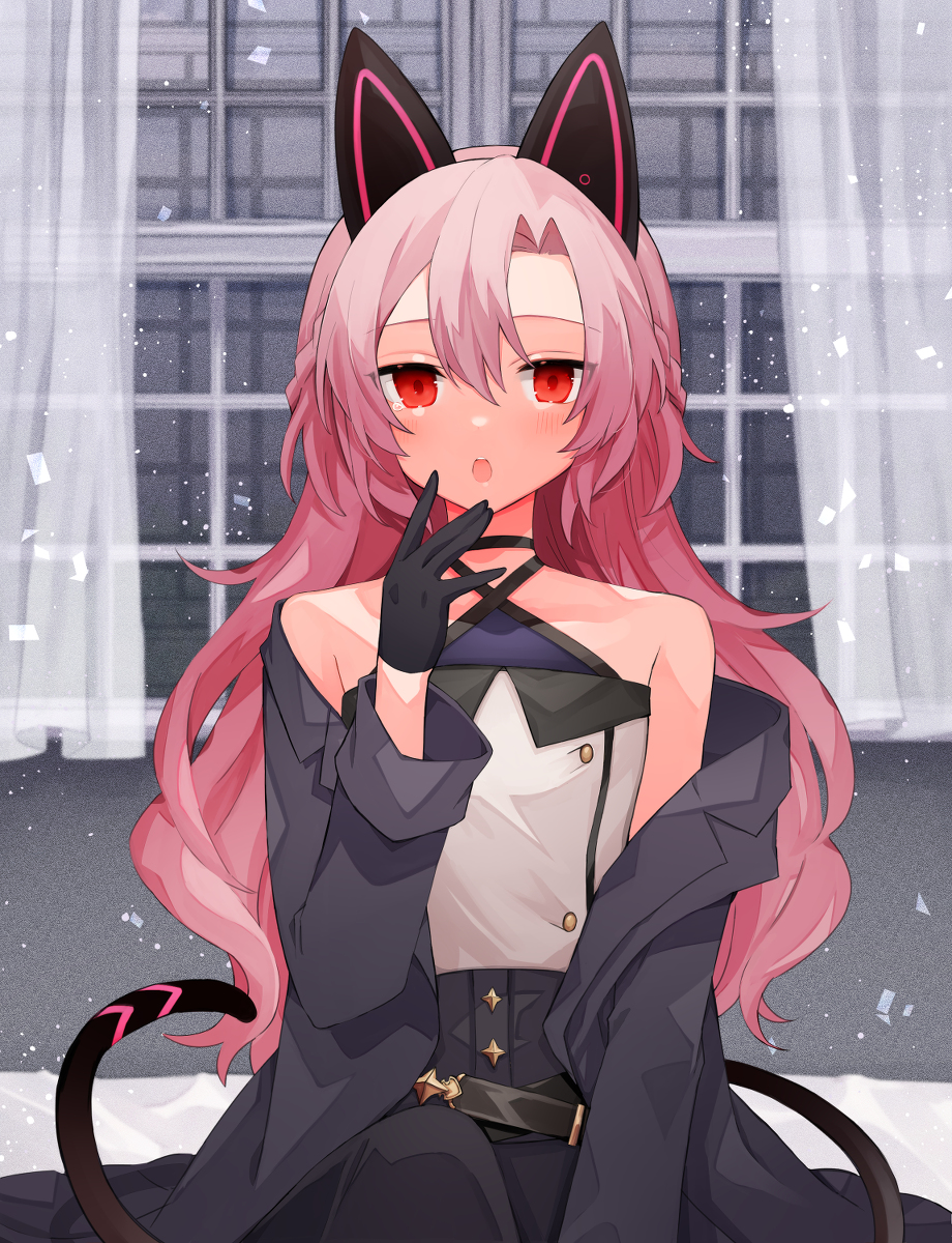 This is a pixiv picture whose title is 【PFSOZ】黒衣のマグマガ.