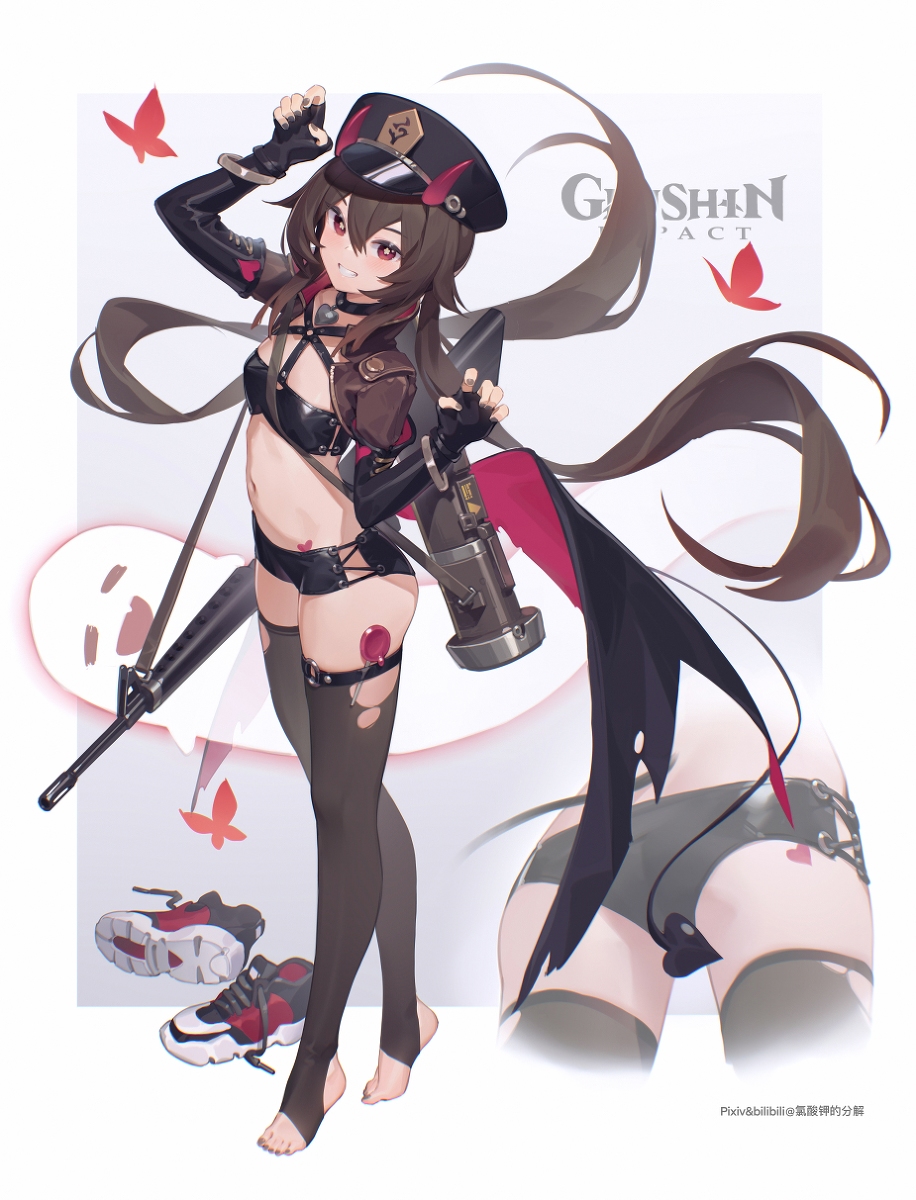 This is a pixiv picture whose title is 胡桃.