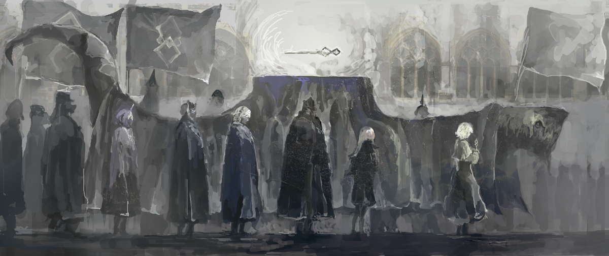 This is a pixiv picture whose title is 【PFSOZ】国葬.