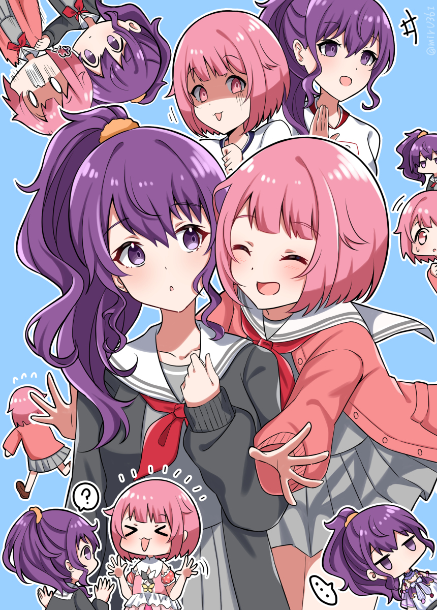This is a pixiv picture whose title is 朝比奈せんぱい！！.