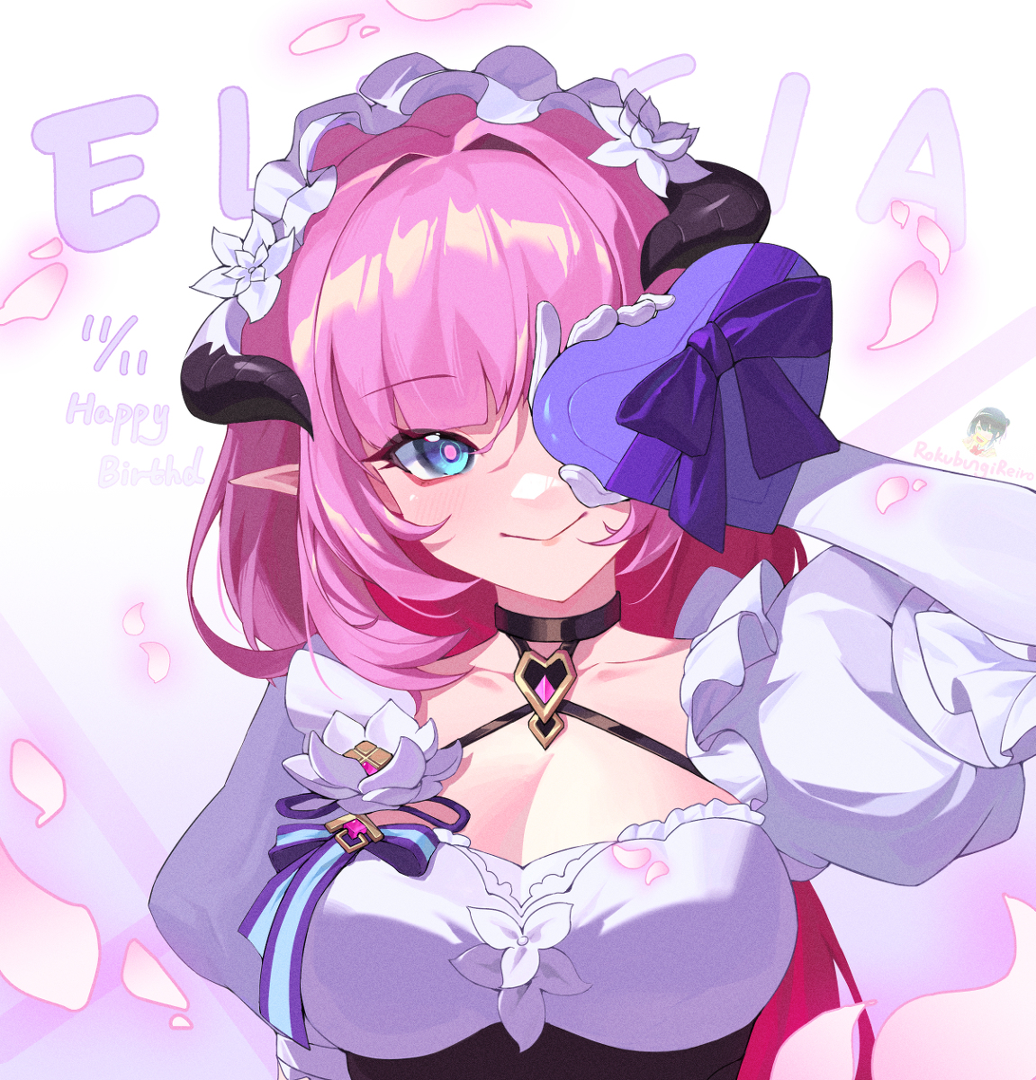 This is a pixiv picture whose title is Elysia.