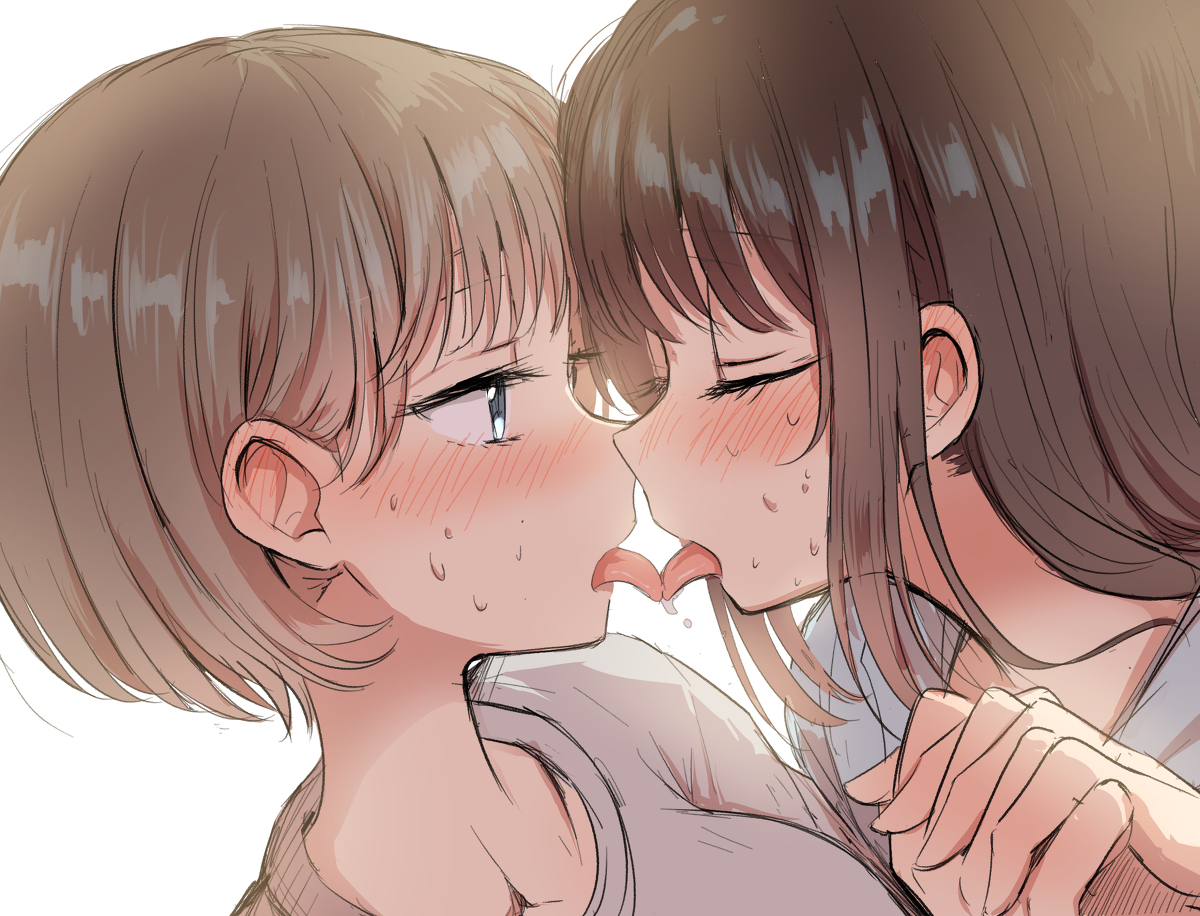 This is a pixiv picture whose title is 百合＋α.