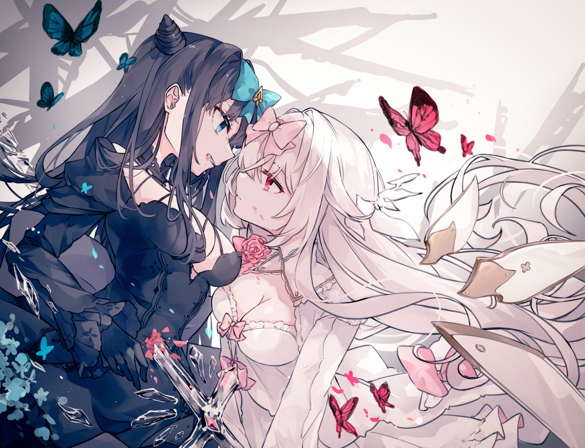 This is a pixiv picture whose title is Arcaea.