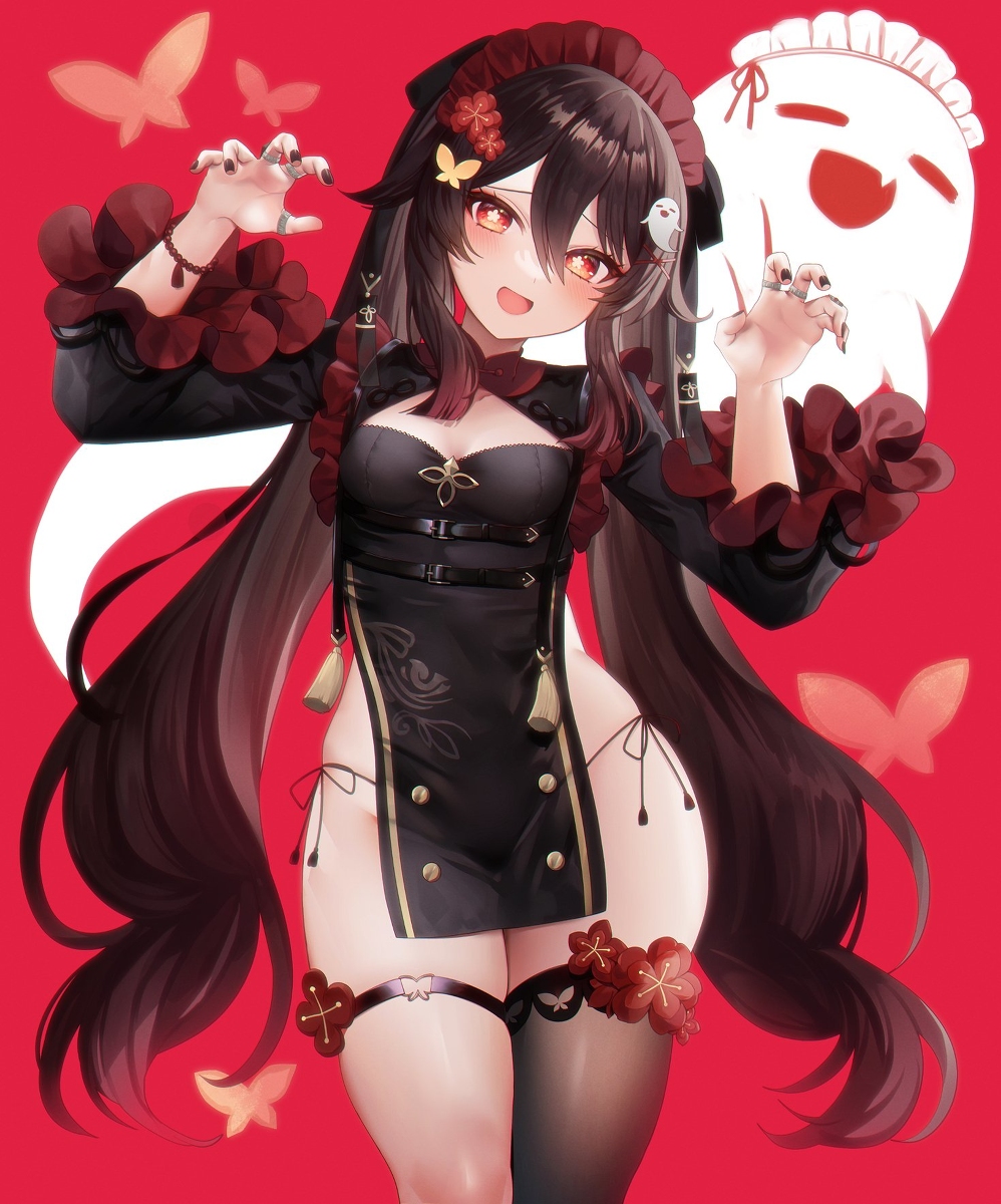 This is a pixiv picture whose title is 胡桃.