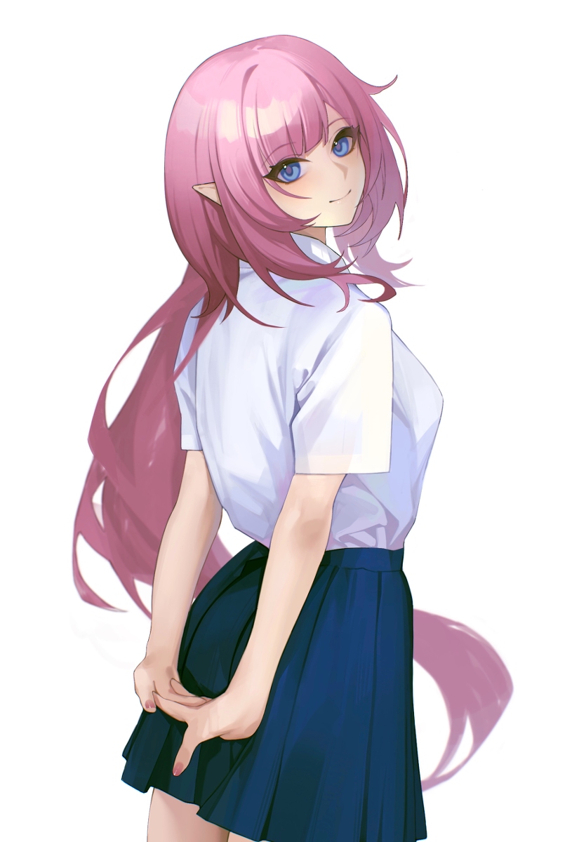 This is a pixiv picture whose title is 校花爱莉.