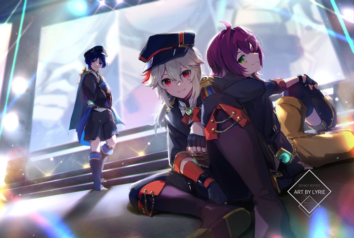 This is a pixiv picture whose title is アイドルパロ.
