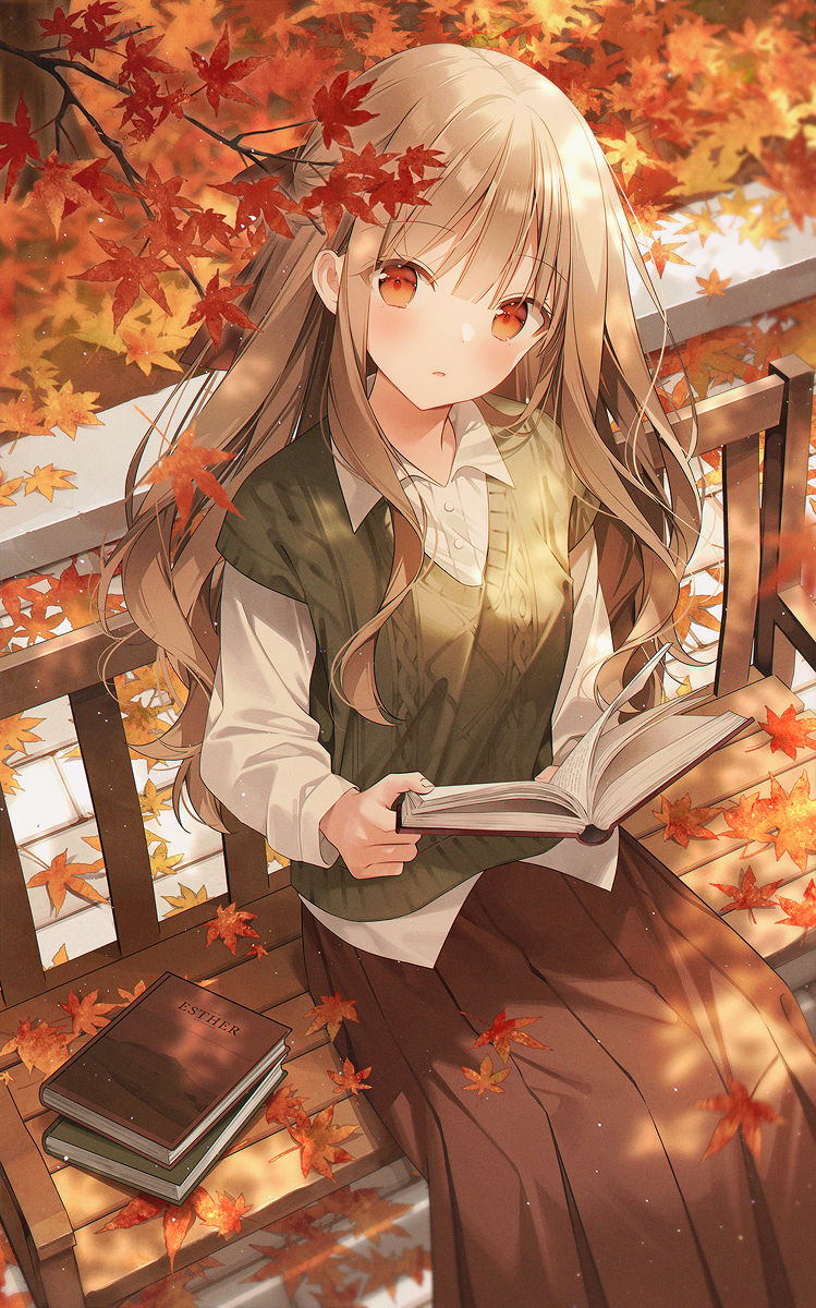 This is a pixiv picture whose title is 🍁.