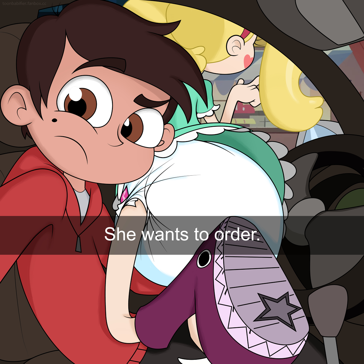 This is a pixiv picture whose title is Star Wants to Order.