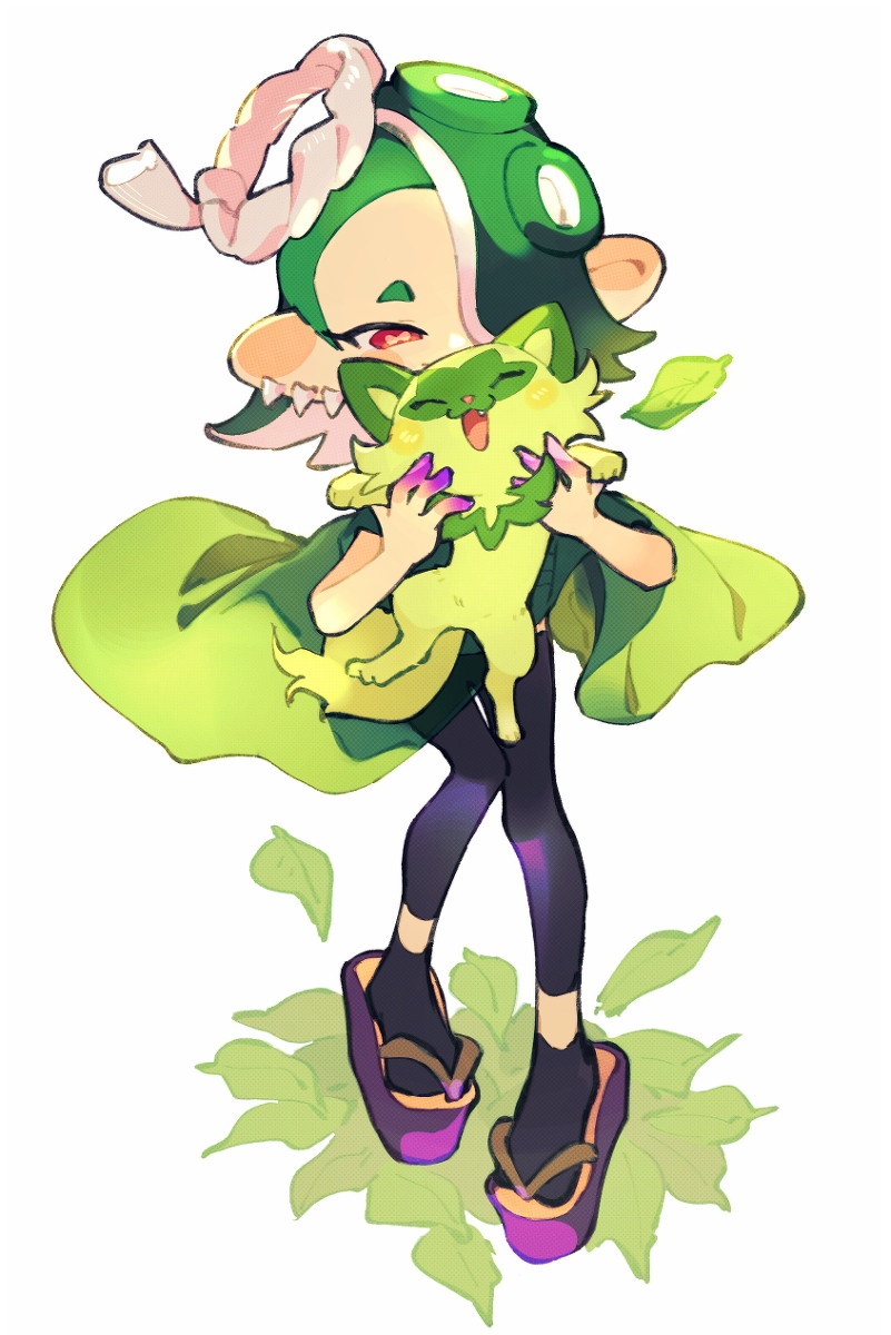 This is a pixiv picture whose title is フェス仕様フウカちゃん🌱.