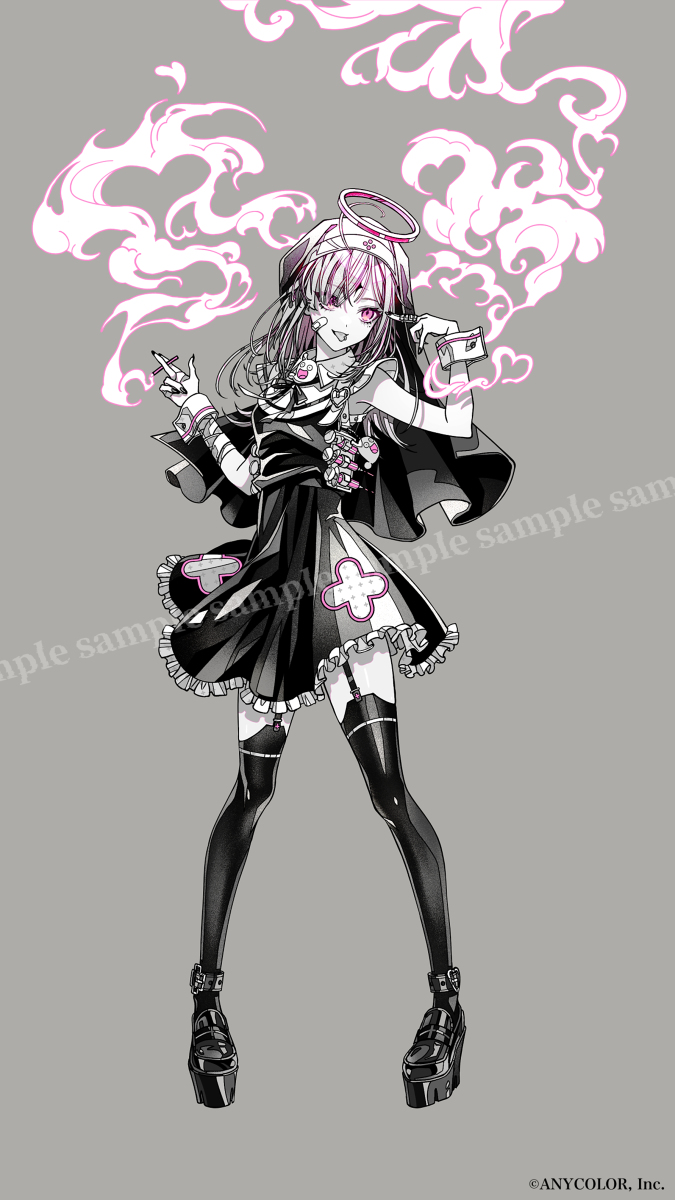 This is a pixiv picture whose title is 【健屋花那】神っぽいな お手伝い致しました.