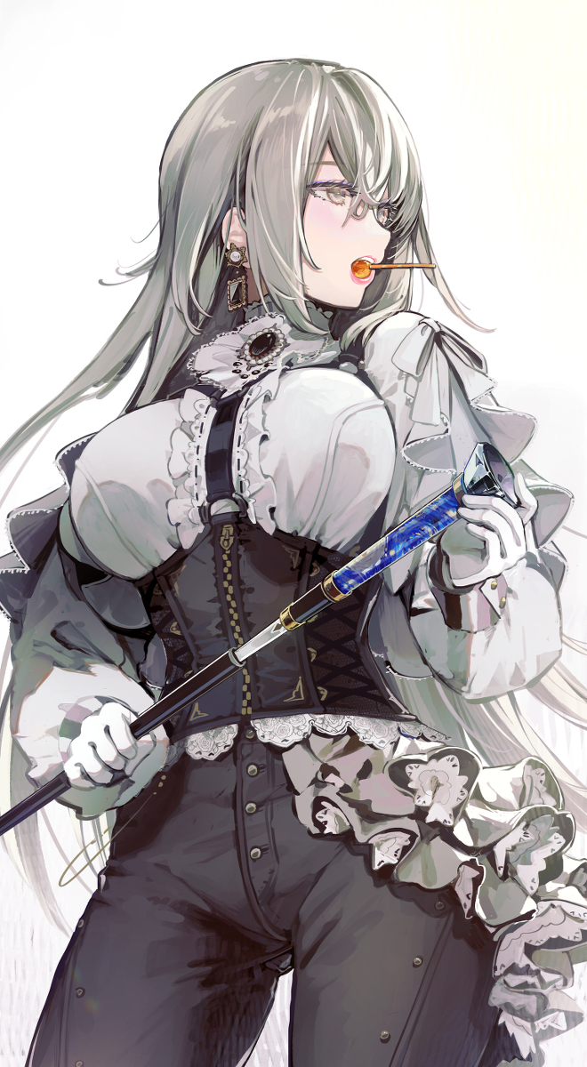 This is a pixiv picture whose title is 仕込み杖.