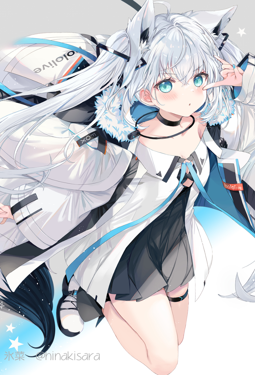 This is a pixiv picture whose title is ゲーミングフブキ.