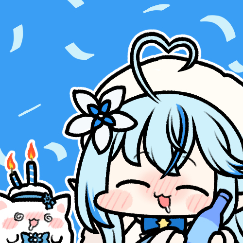 This is a pixiv picture whose title is 雪花ラミィ生誕祭2022.