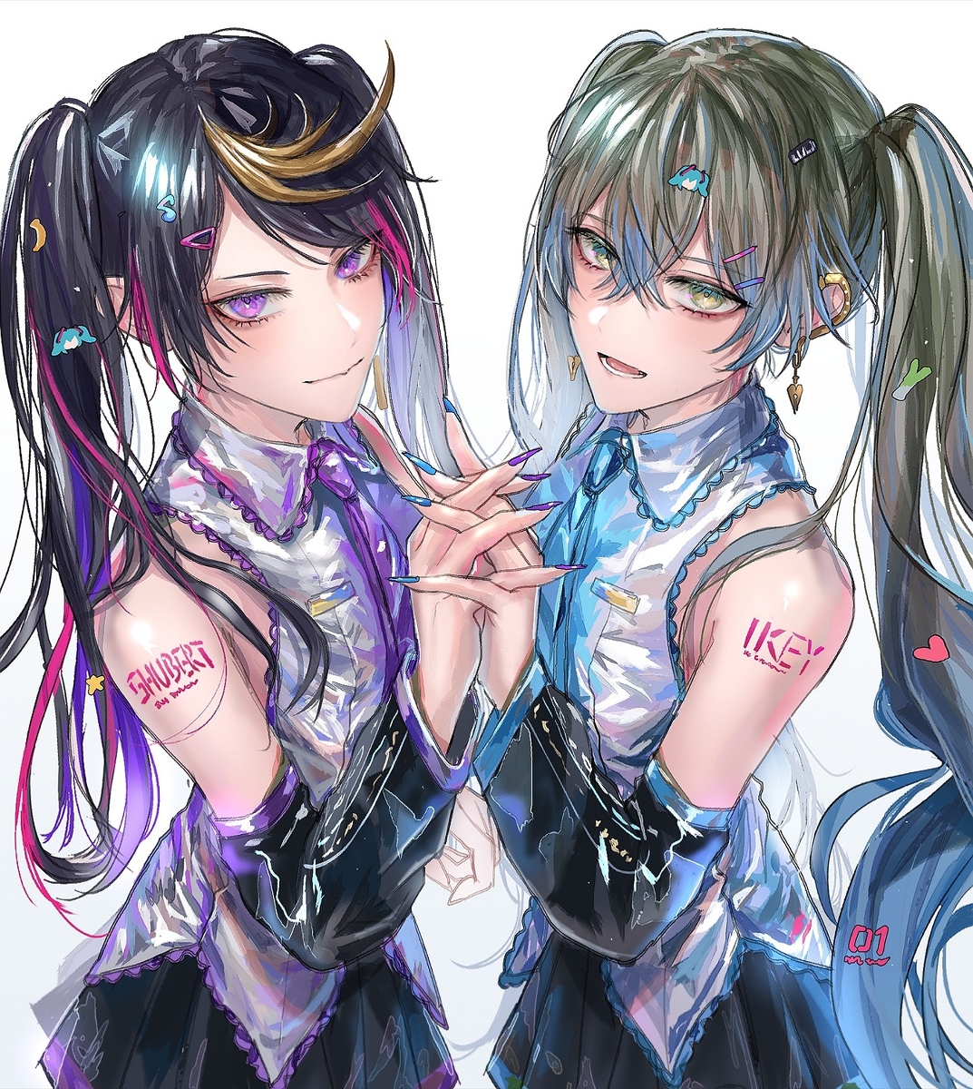 This is a pixiv picture whose title is ミクだよ.