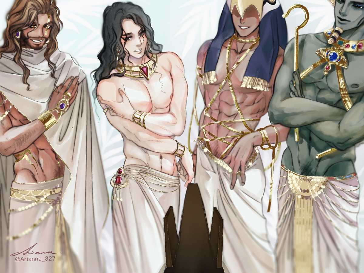 This is a pixiv picture whose title is Chose your harem.