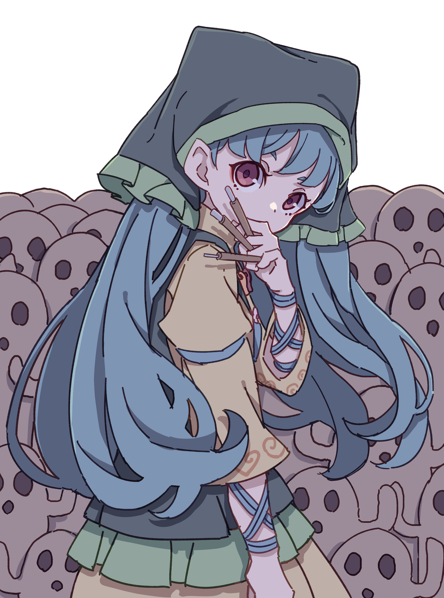 This is a pixiv picture whose title is 袿姫.