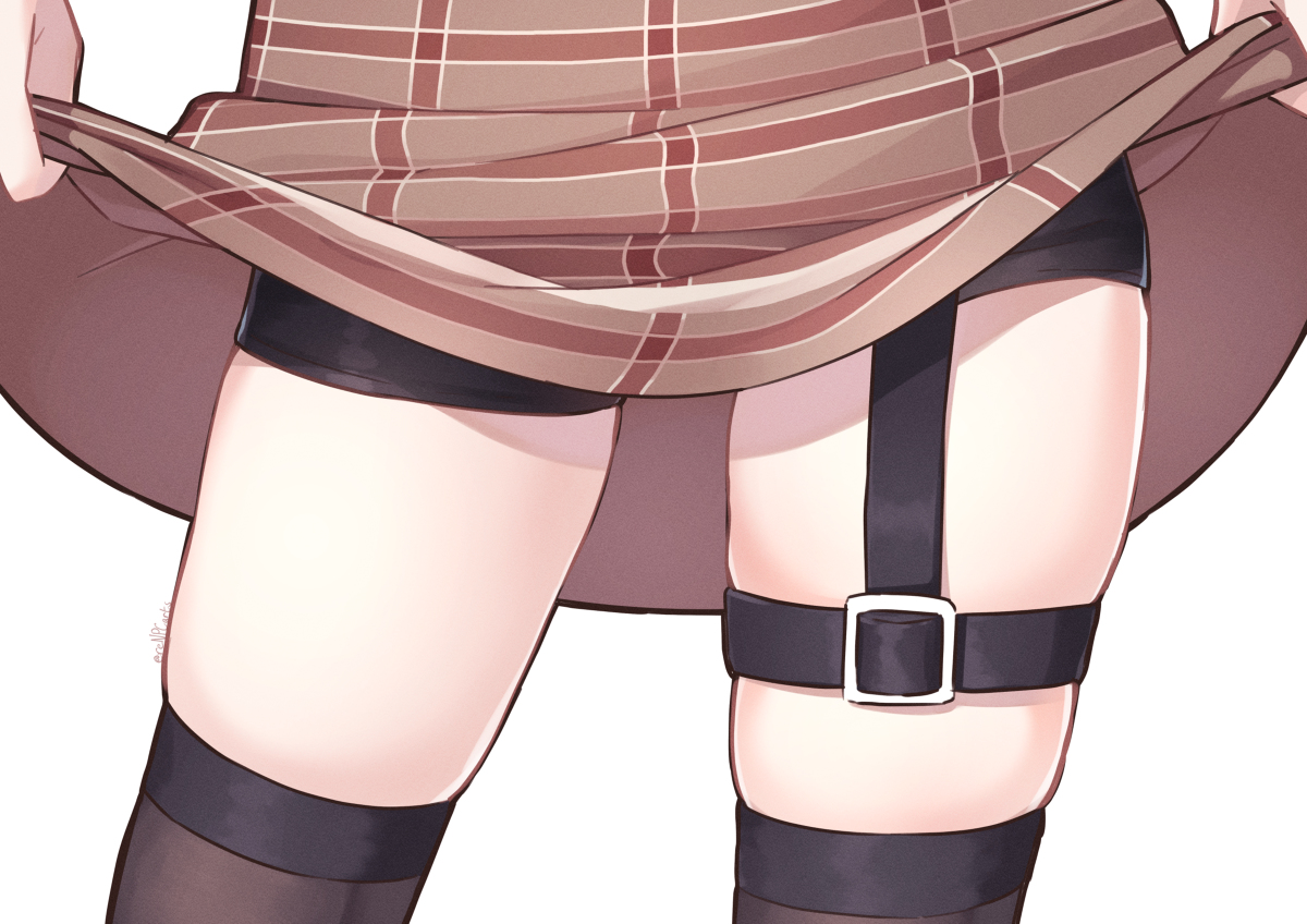 This is a pixiv picture whose title is thighs.