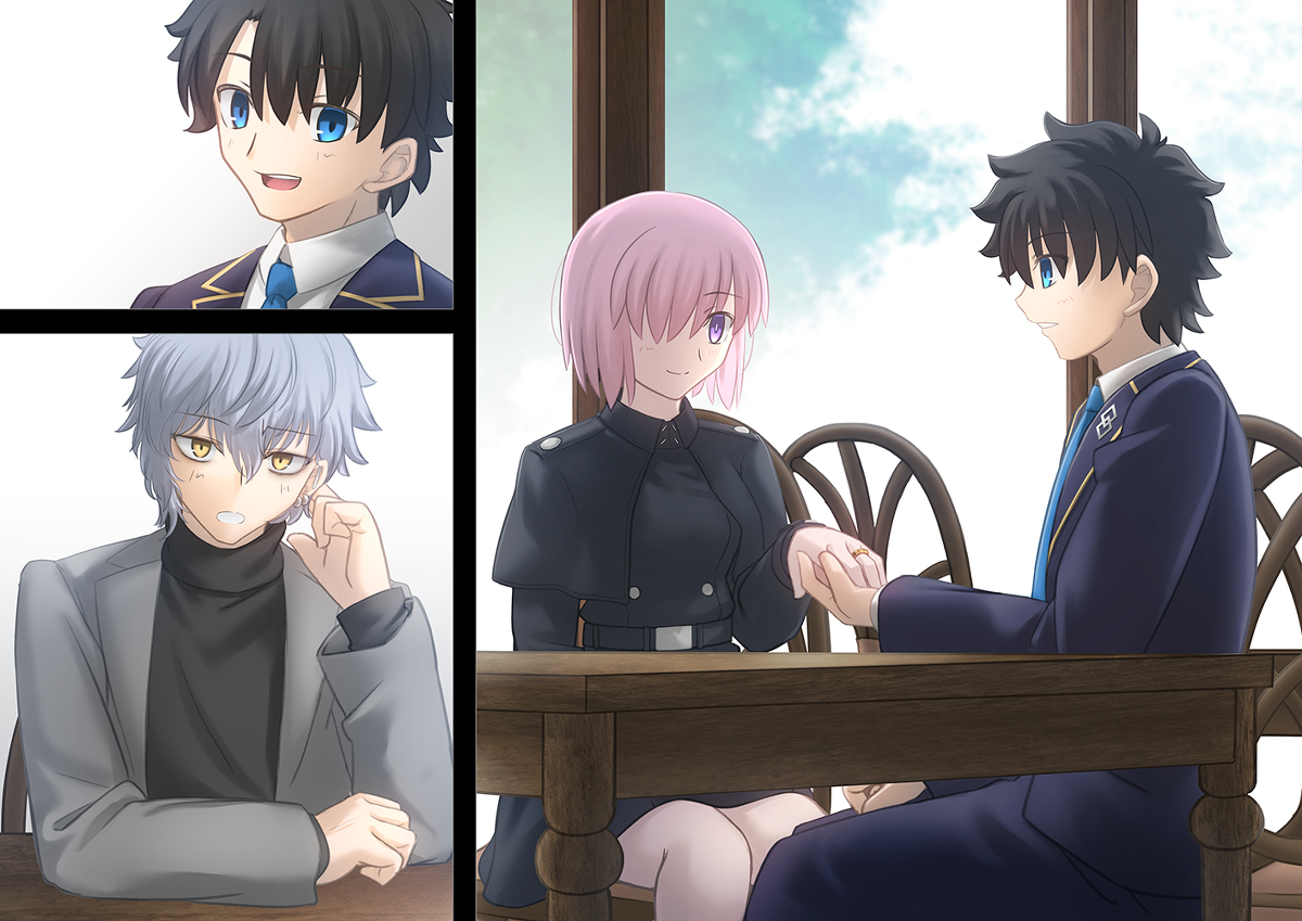 This is a pixiv picture whose title is 彼・彼女らの後日談.