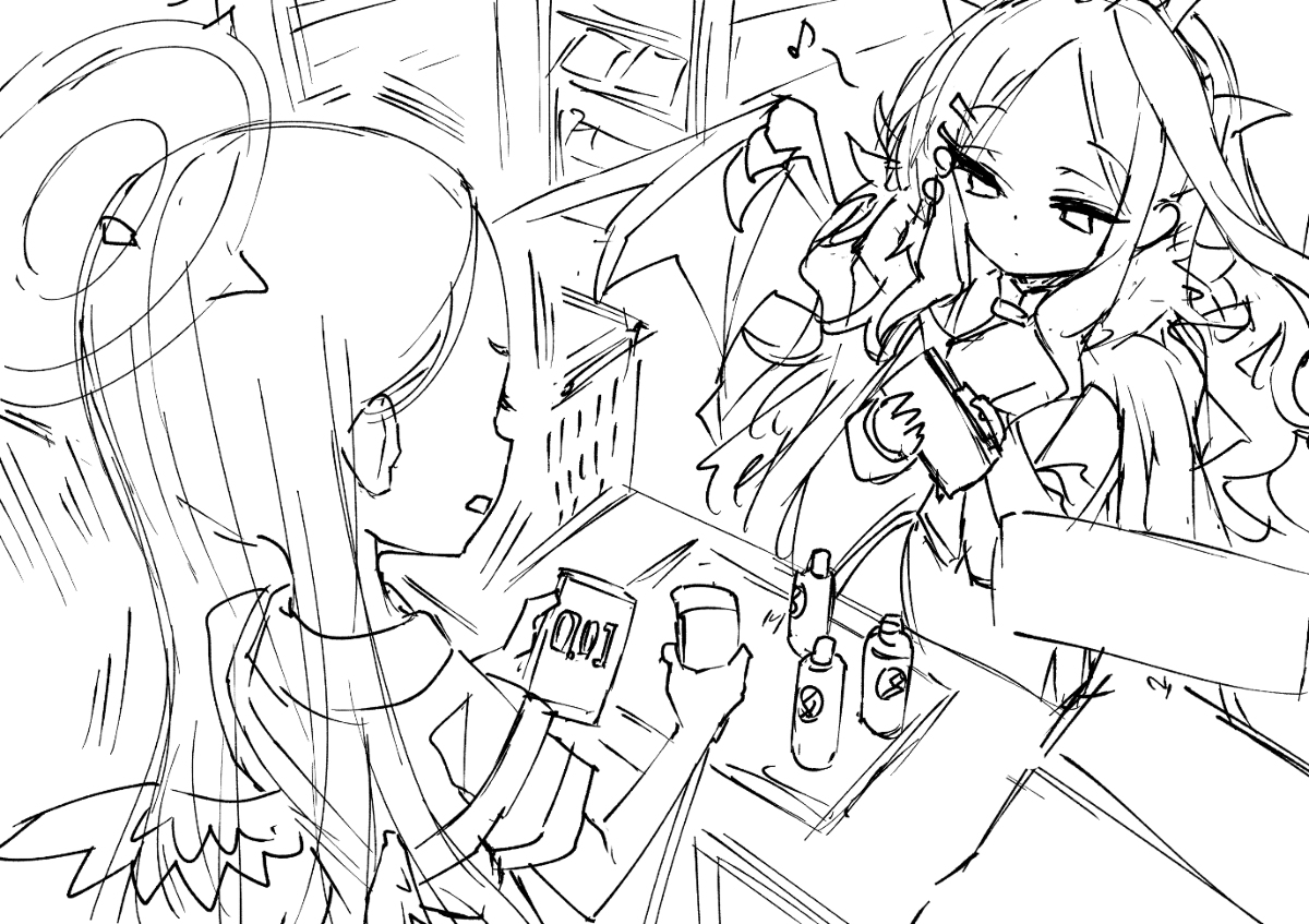 This is a pixiv picture whose title is 初日→次の日→五日後→さらに2時間後→さらに4時間後.