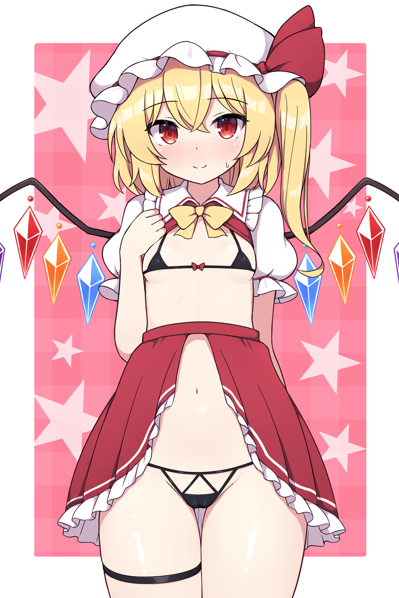 This is a pixiv picture whose title is エロ衣装フランちゃん.