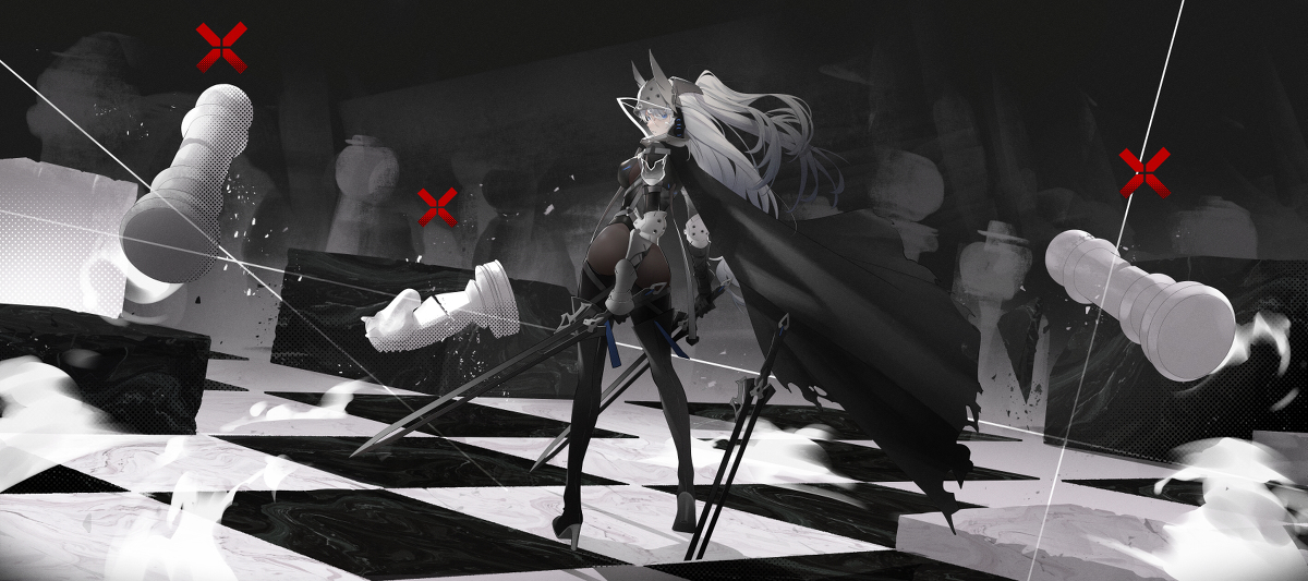 This is a pixiv picture whose title is Pawns.