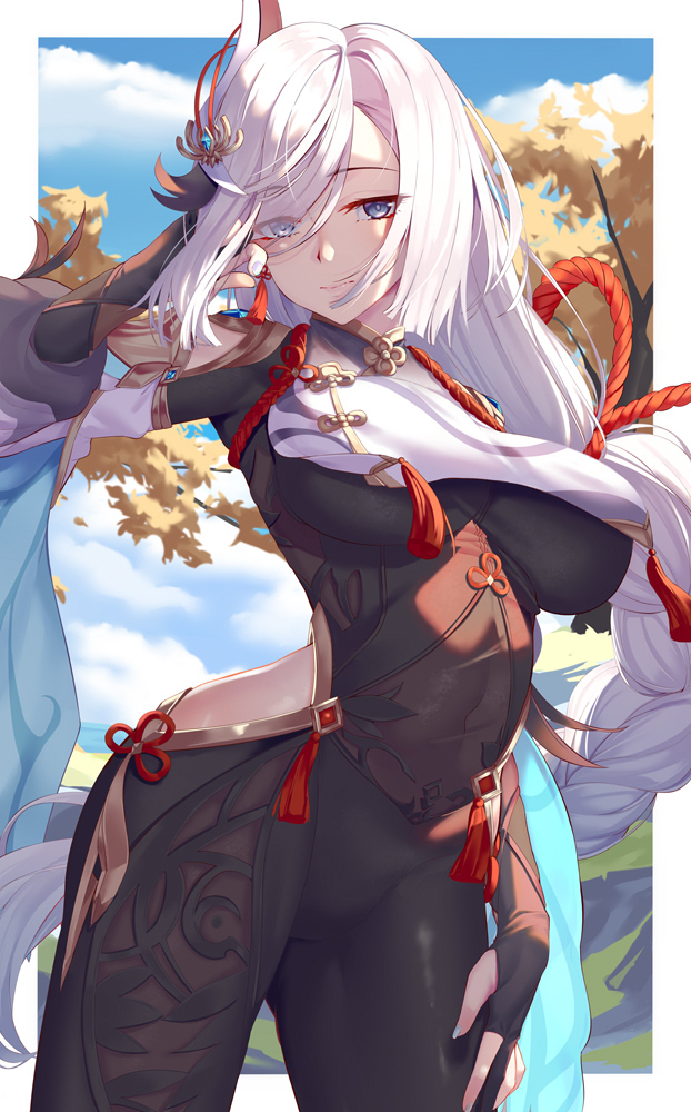 This is a pixiv picture whose title is 申鹤2.