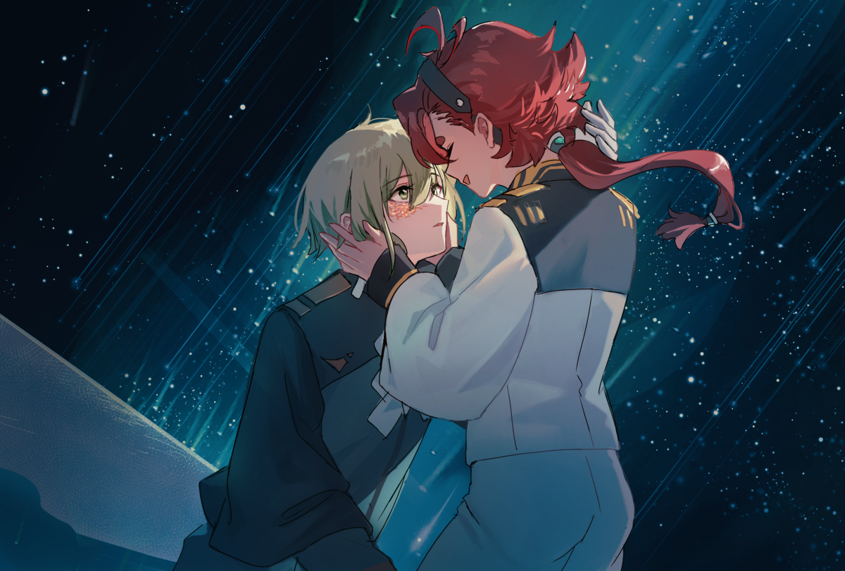 This is a pixiv picture whose title is 从天而降的星星.