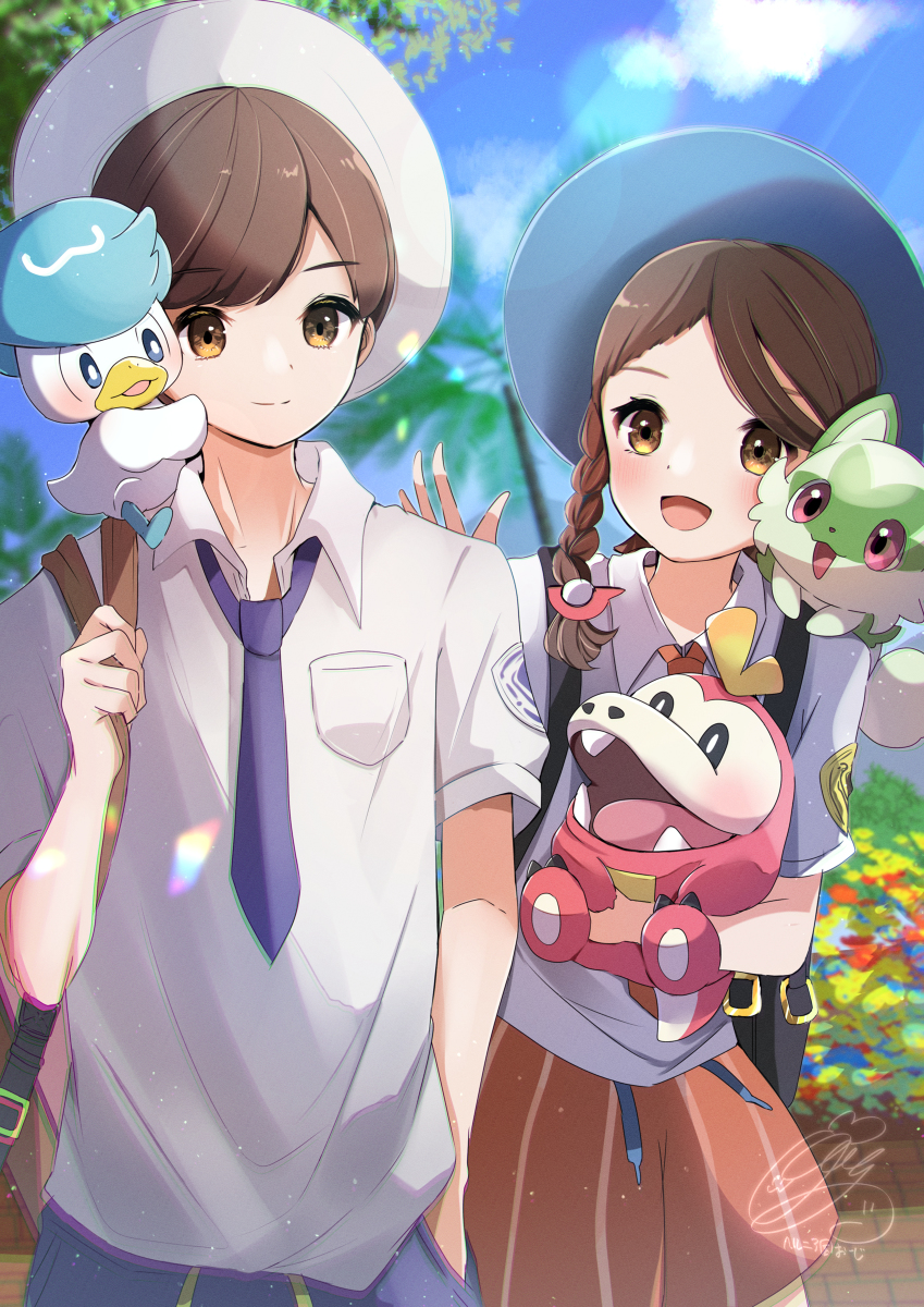 This is a pixiv picture whose title is ポケモンSV発売おめでとう！.