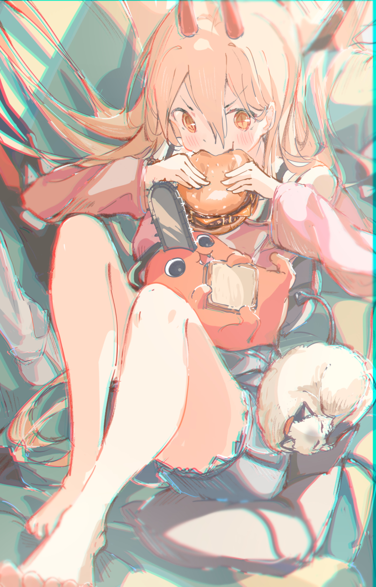 This is a pixiv picture whose title is パワー  ポチタ!.