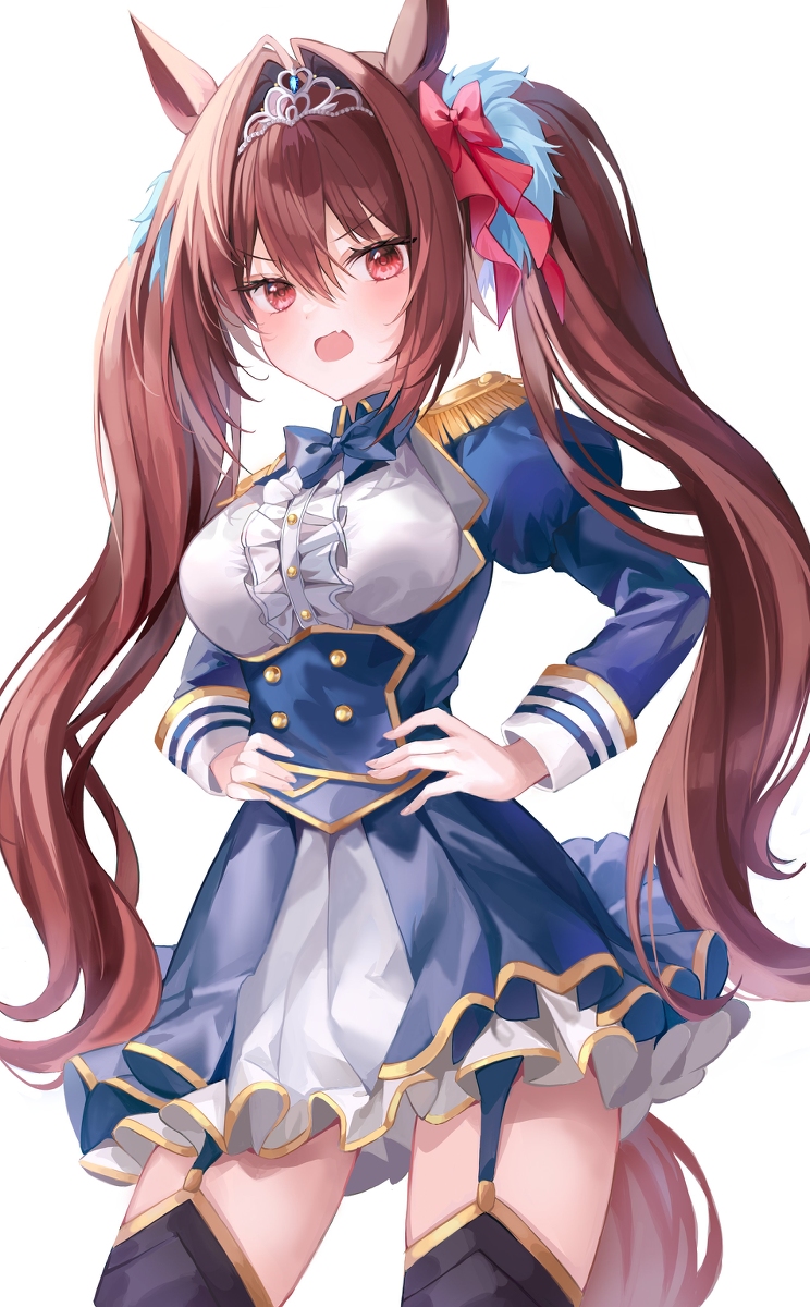 This is a pixiv picture whose title is ダイワスカーレット.