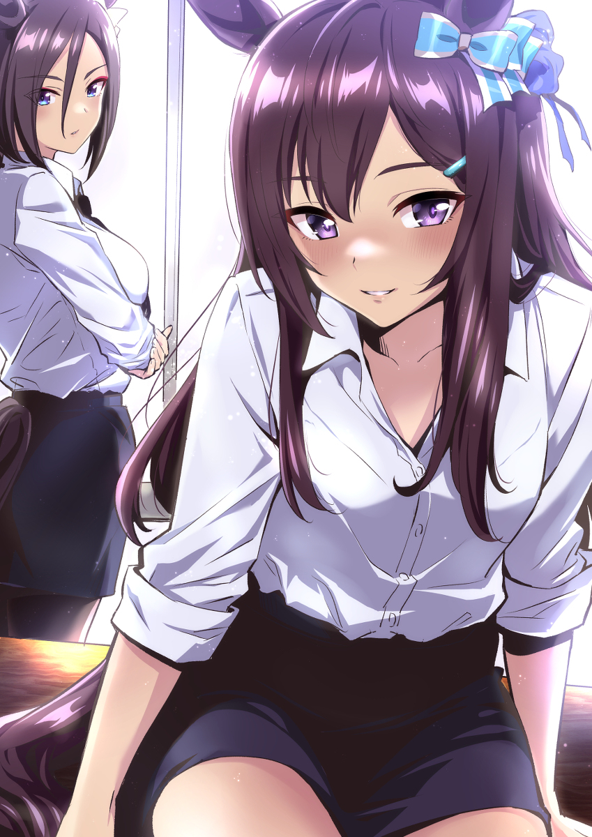 This is a pixiv picture whose title is メジロOL.
