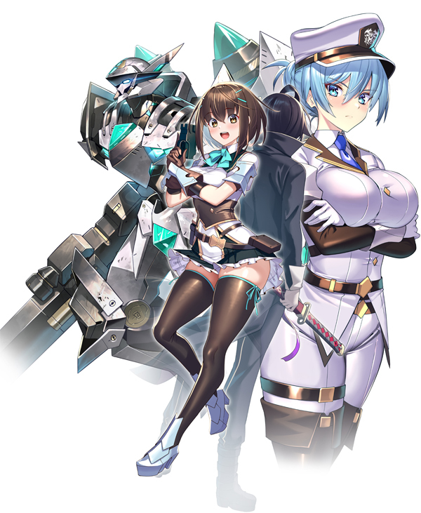 This is a pixiv picture whose title is あたしは星間国家の英雄騎士！.