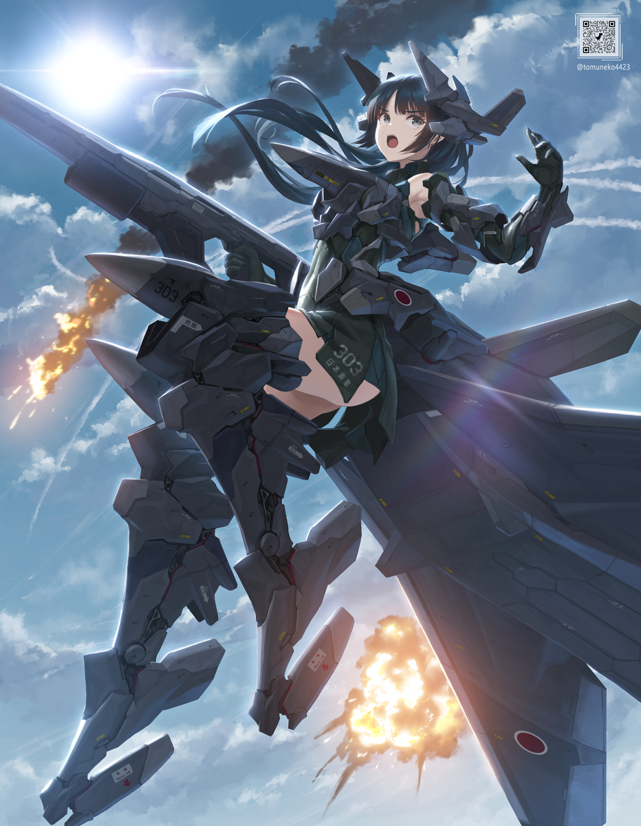This is a pixiv picture whose title is F/A-27C.