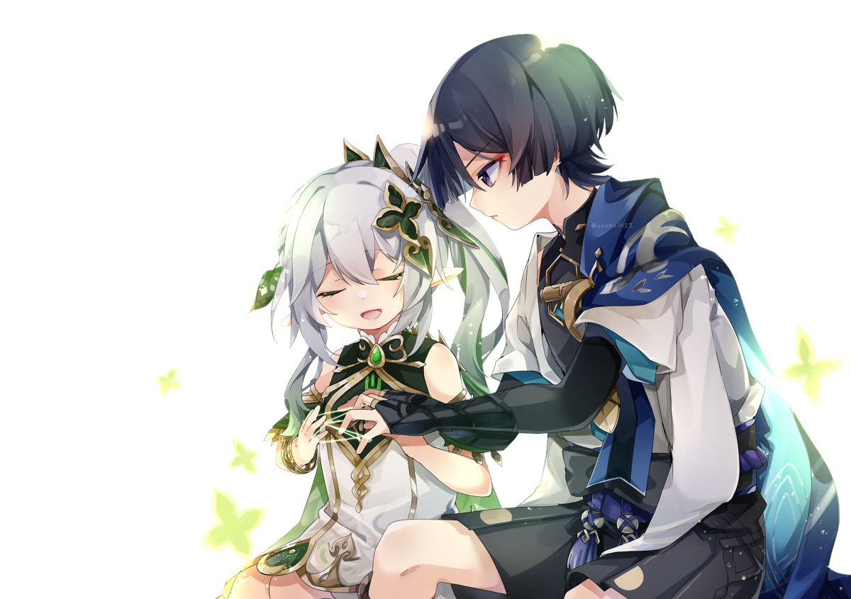 This is a pixiv picture whose title is スカラマシュとナヒーダ.