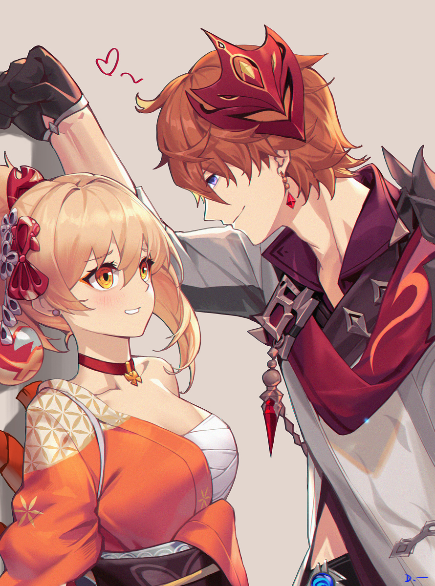 This is a pixiv picture whose title is 打猎の壁咚.