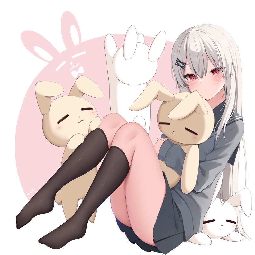 This is a pixiv picture whose title is 🐰留年生ちゃん🐰.