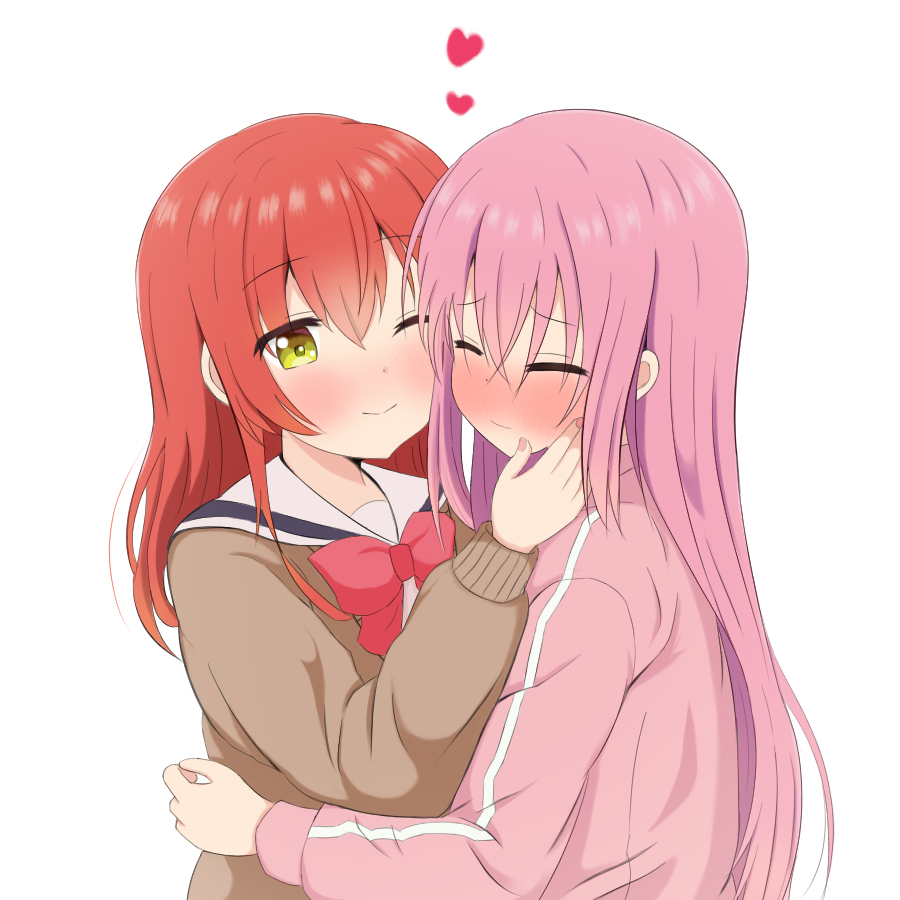 This is a pixiv picture whose title is ひとりちゃん、こっちを向いて.