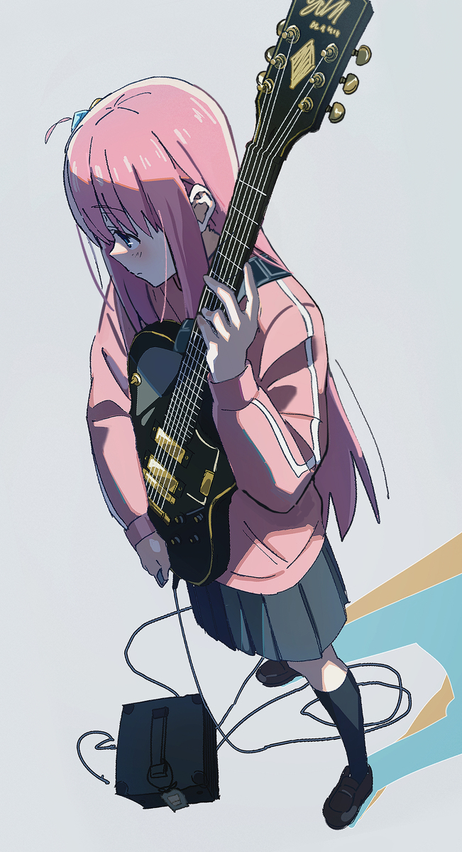 This is a pixiv picture whose title is ぼっち・ざ・ろっく.